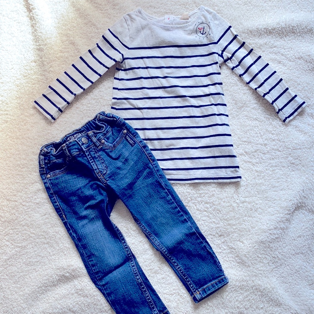 Roxy and Silver Jeans set